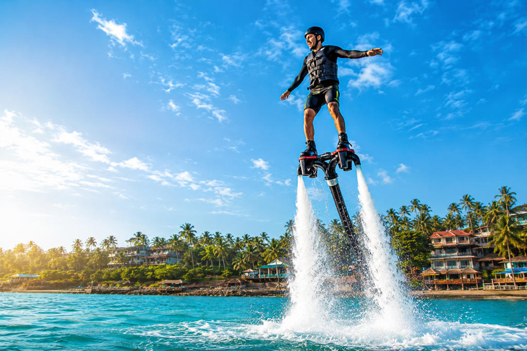 Flyboarding in Goa water sport activity