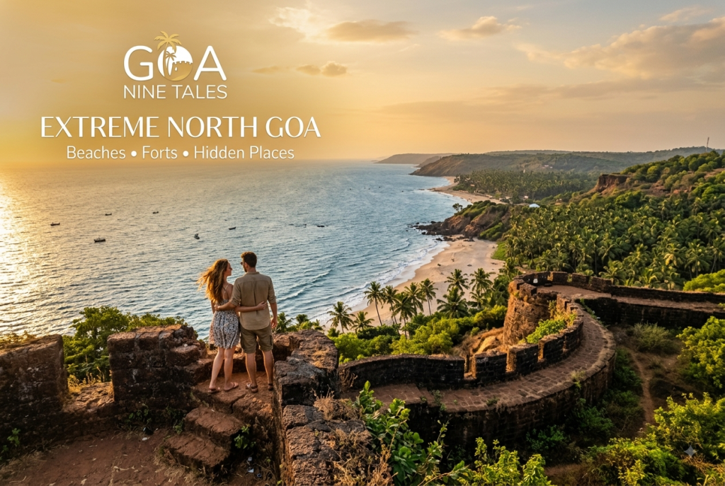 Extreme North Goa tour featuring beaches, forts and coastal views