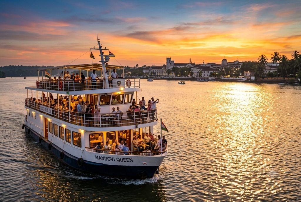 Sunset Cruise in Goa on the Mandovi River